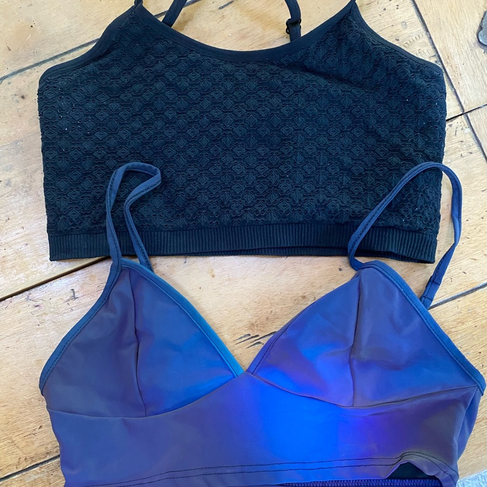 Lot of 2 bralettes. Large and x-large